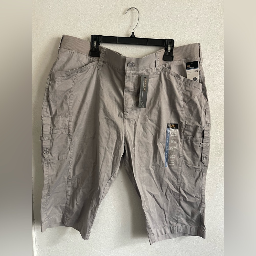 Lee Womens Tan Cargo Shorts